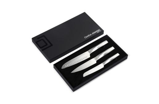 Orrefors Jernverk OJ Knife Set Steel 3pack Silber