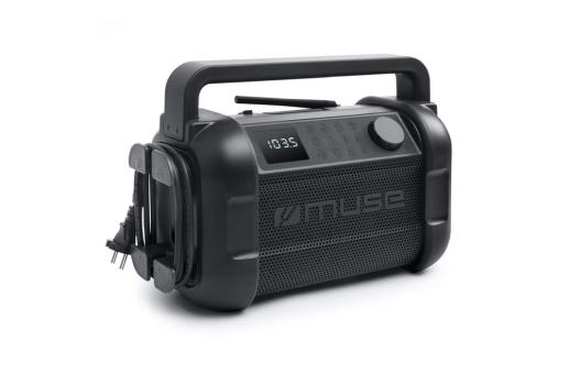 M-928 | Muse arbeitsradio mit bluetooth 20W mit FM-Radio Schwarz