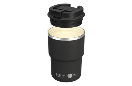 Asobu thermo mug the mini pick-up with Puramic 355 ml Black