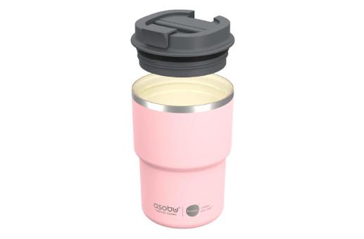 Asobu thermo mug the mini pick-up with Puramic 355 ml Pink