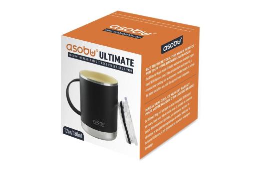 Asobu Ultimate mug with Puramic 360ml Black