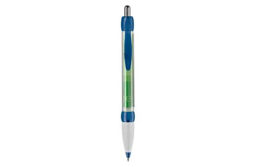 Banner-pen, grip transparent Transparent blue