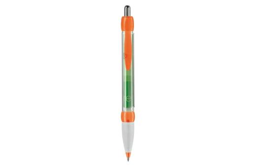 Banner-pen, grip transparent Transparent orange