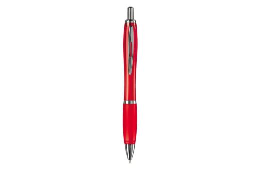 Ball pen Hawaï frosty Transparent red