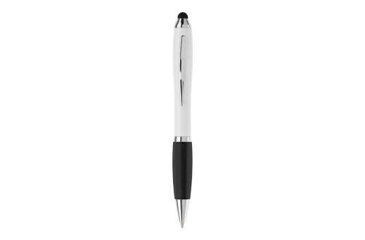 Ball pen Hawaï stylus hardcolour White/black