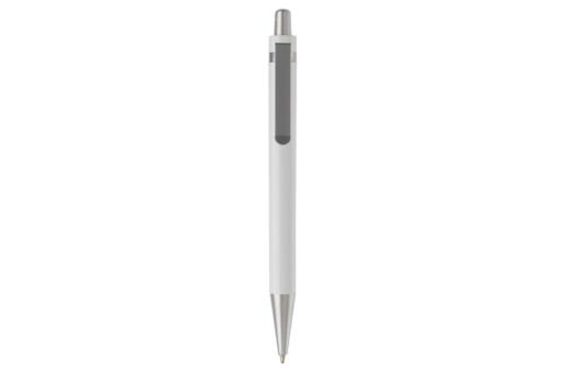 Ball pen Antarctica metal clip White