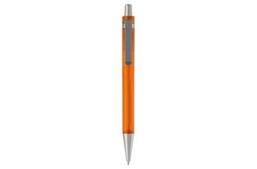 Ball pen Antarctica metal clip Transparent orange