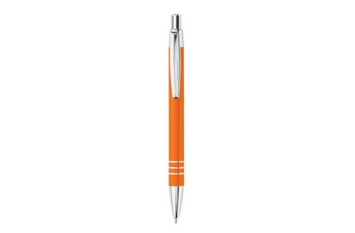 Aluminum ball pen in a tube Orange