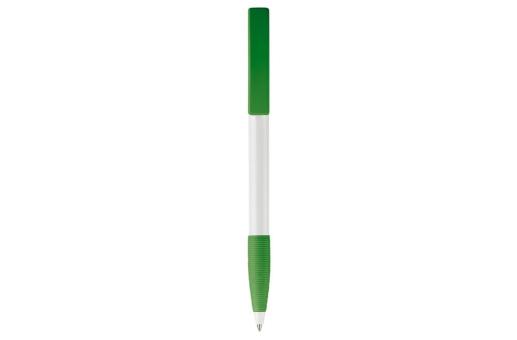 Nash ball pen rubber grip hardcolour White/green