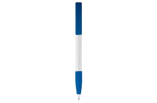 Nash ball pen rubber grip hardcolour Blue/white