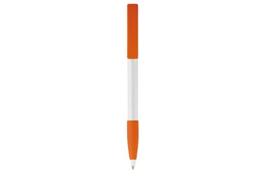 Nash ball pen rubber grip hardcolour Orange/white