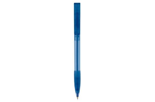 Nash ball pen rubber grip transparent Transparent blue