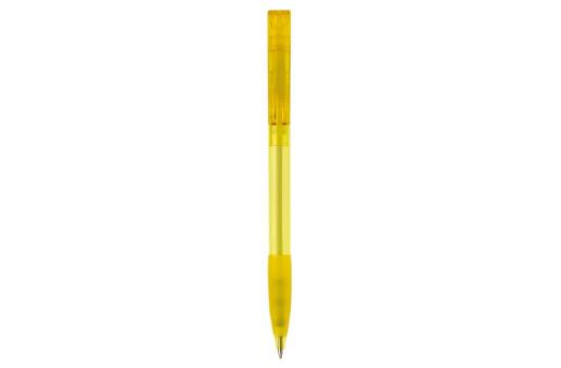 Nash ball pen rubber grip transparent Transparent yellow