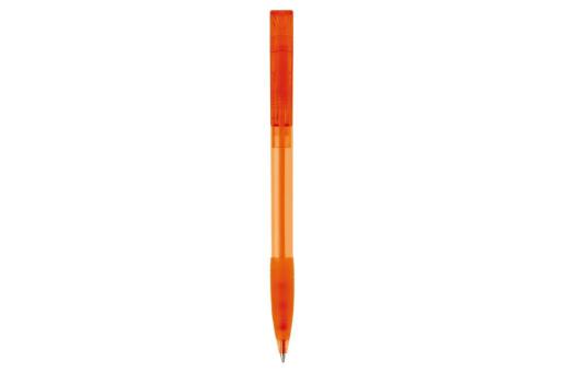 Nash ball pen rubber grip transparent Transparent orange