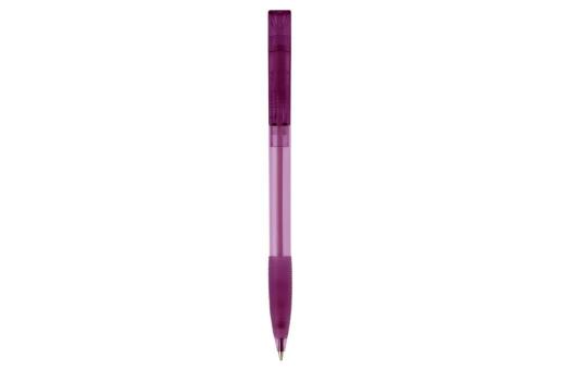 Nash ball pen rubber grip transparent Transparent purple