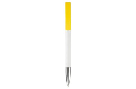 Nash ball pen metal tip hardcolour White/yellow