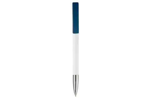 Nash ball pen metal tip hardcolour White/blue