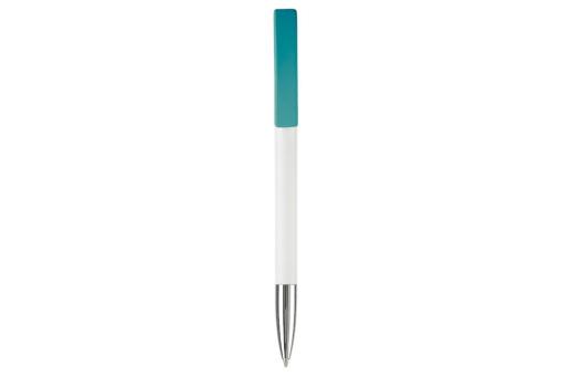 Nash ball pen metal tip hardcolour Turquoise/white