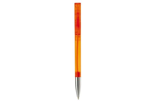 Nash ball pen metal tip transparent Transparent orange