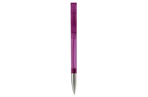 Nash ball pen metal tip transparent Transparent purple