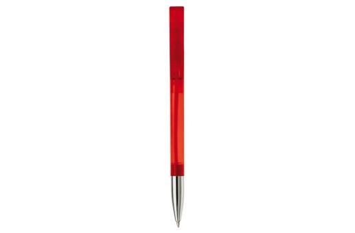 Nash ball pen metal tip transparent Transparent red