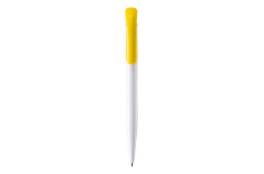 Ball pen Atlas hardcolour White/yellow