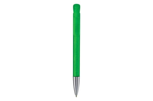 Ball pen Atlas transparent metal tip Transparent green