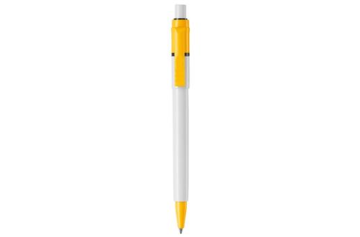 Ball pen Baron Colour hardcolour White/yellow