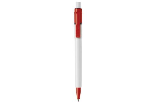 Ball pen Baron Colour hardcolour White/red