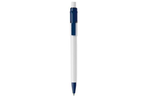 Ball pen Baron Colour hardcolour White/blue