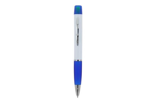 Ball pen Hawaii with tri-colour highlighter Blue/white