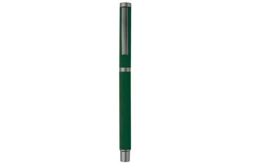 Metal rollerball New York soft touch Dark green