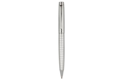 Ball pen and rollerball set Dallas in gift box Silver