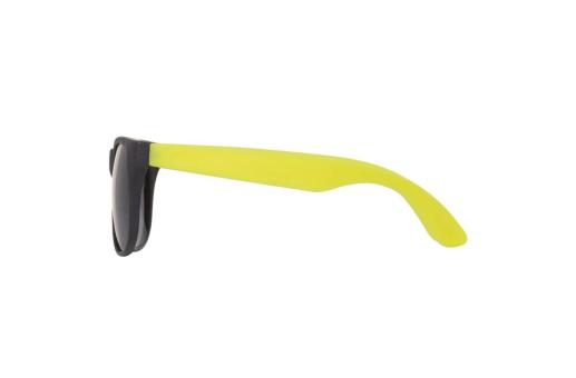 Sonnenbrille Neon UV400 Schwarz/gelb