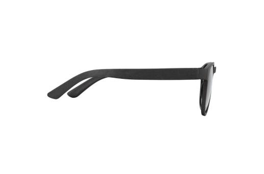 Sonnenbrille Weizenstroh Erde UV400 Schwarz