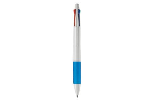 Ball pen 4 colours Blue/white