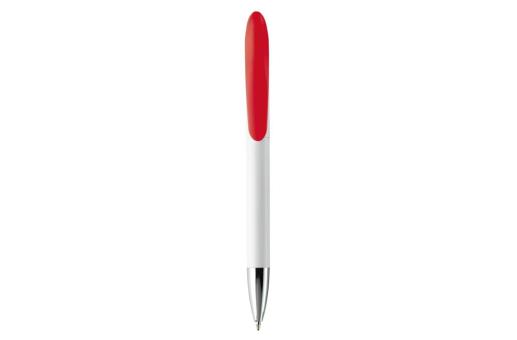 Speedy ball pen twist metal tip White/red