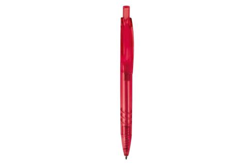 Kugelschreiber aus R-PET-Material Transparent rot