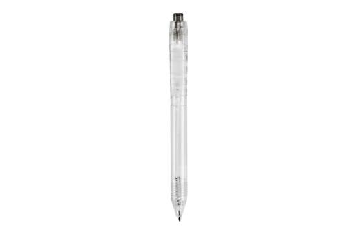 R-PET ball pen Transparent black