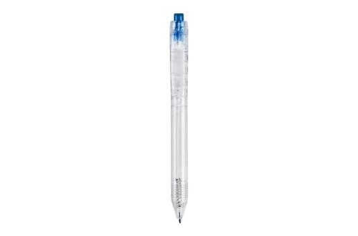 Kugelschreiber R-PET Transparent blau