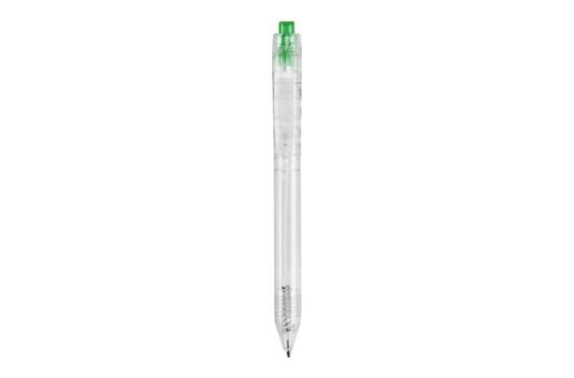 R-PET ball pen Transparent green