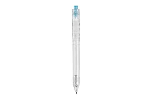 R-PET ball pen Transparent lightblue