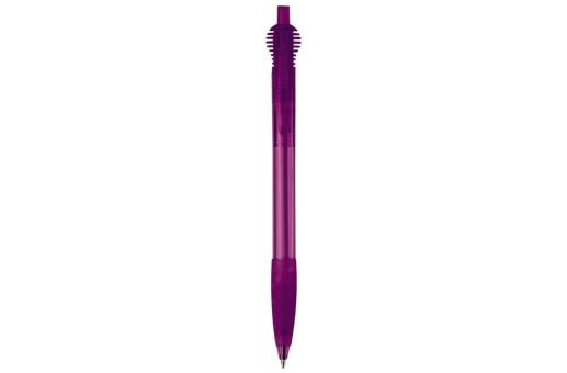 Kugelschreiber Cosmo Grip Transparent Transparent violett