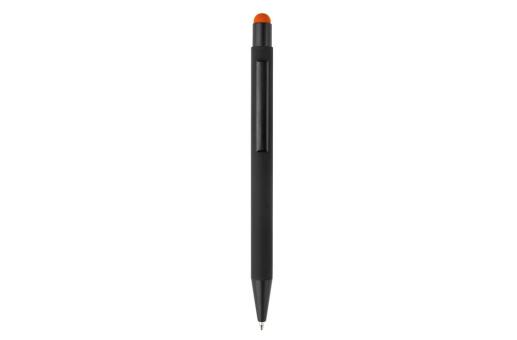 Ball pen New York stylus metal Black orange