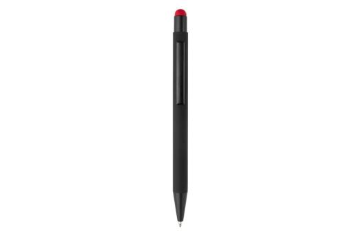 New York schwarz Gummiert Stylus Schwarz/rot