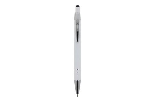 Ball pen Athens Metal soft touch White