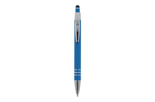 Ball pen Athens Metal soft touch Light blue