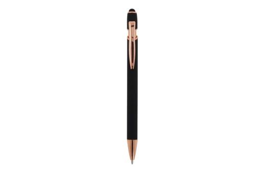 Ball pen Paris Deluxe Metal Rubberised Black