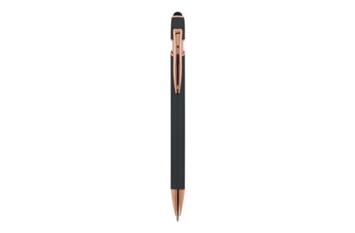 Ball pen Paris Deluxe Metal Rubberised Convoy grey