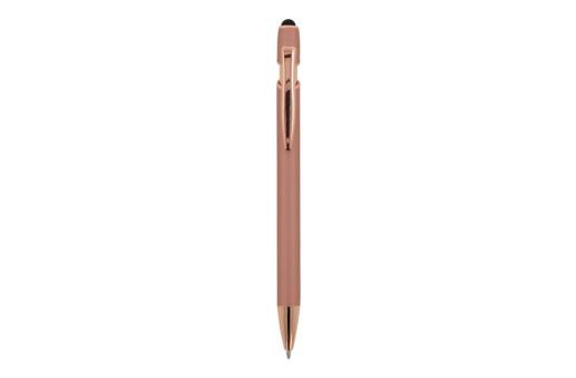 Kugelschreiber Paris Deluxe Metall gummiert Rose gold